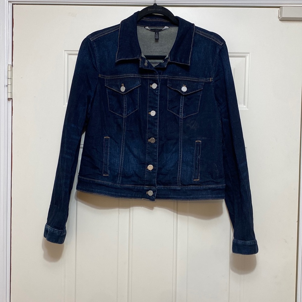 White House Black Market jean jacket size 10